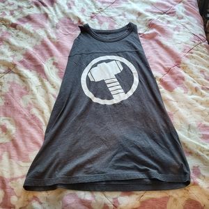 Gray Cutoff Avengers Tee for men - size large